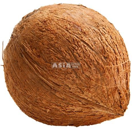 Braune Kokosnüsse