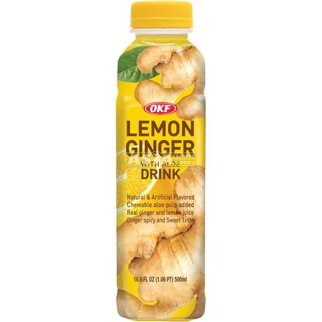 Lemon Ginger With Aloe Drink