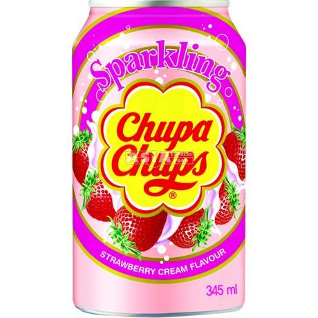 Chupa Chups Aardbei & Creme
