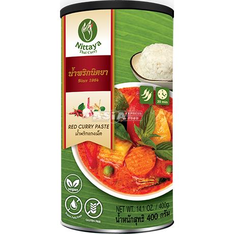 Rode Currypasta (veganistisch)