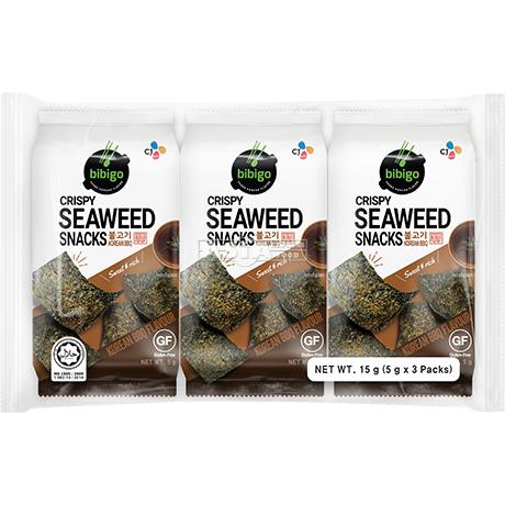 Bibigo Crispy Seaweed Snacks BBQ