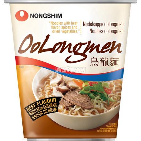 Instant Noodles Oolongmen Beef Cup