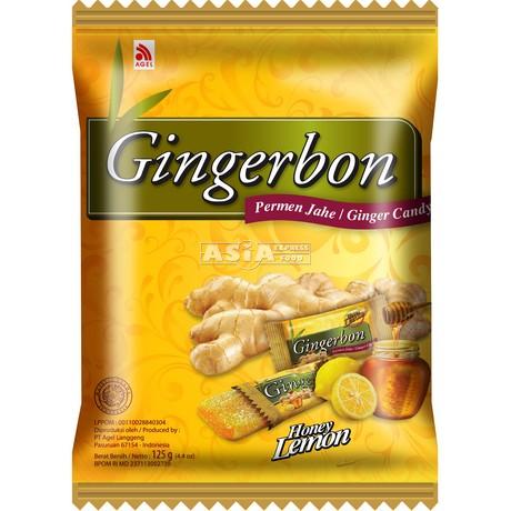 AGEL Bonbons au Gingembre au citron et au miel 125g