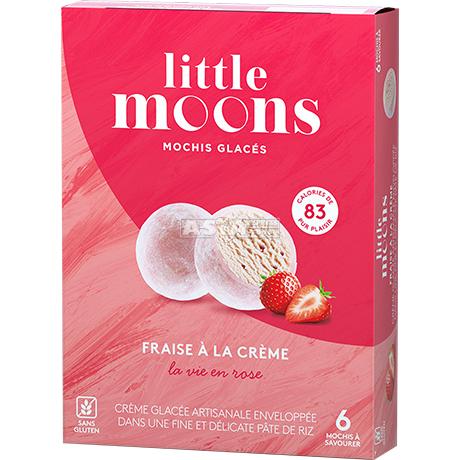 Mochi Ice Cream Strawberries and Cream