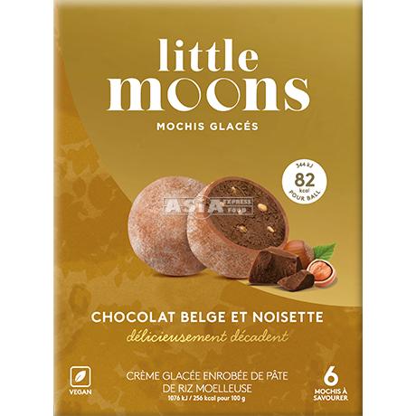 Veganes Schokoladen-Haselnuss-Eis Mochi