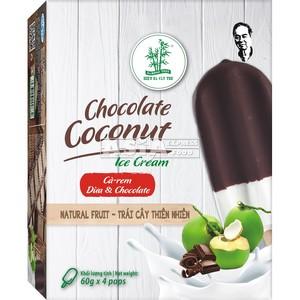 Dark Schokolade Kokos Eis